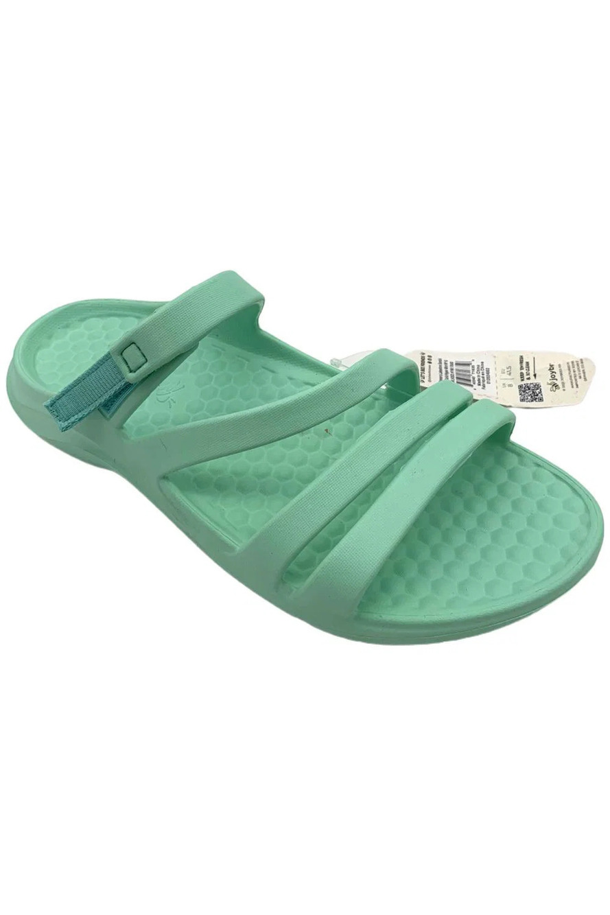 Joybees Women's Lakeshore Slide Sandal Mint - Medium